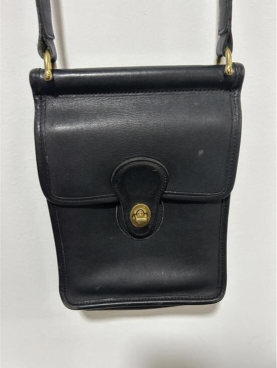Handbags - Vintage Coach Murphy Black Leather Bag 9930